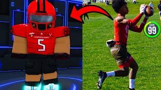 I Put Myself in Roblox NFL Universe Football...