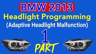 BMW Headlight Programming(Adaptive Headlight Malfunction) part #1