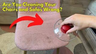 Discover How to Clean Chairs and Sofas With a Pot Lid!