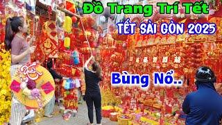 Tấp nập" mua bán Đồ Trang Trí Tết 2025" giá rẻ bất ngờ chưa từng có Tết Ất Tỵ