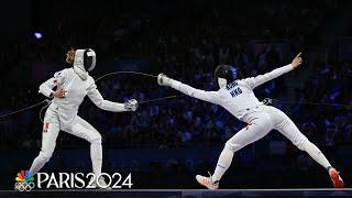 Vivian Kong wins HISTORIC fencing gold medal for Hong Kong  | Paris Olympics | NBC Sports