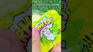 Satisfying video Asmr lollipops candy and Warheads candy asmr opening 2025  #satisfying