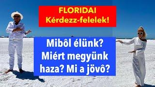 HOGY NEM FOGY EL A PÉNZÜNK? MIÉRT JÖVÜNK HAZA? VILÁGVÁLSÁG?- kérdezz-felelek