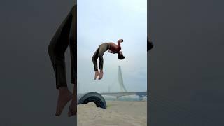 Tere liye‼️#gymnast #stunt #flip #viral #sachinparkour