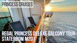 Regal Princess Deluxe Balcony Cabin Tour & Review | Princess Cruises