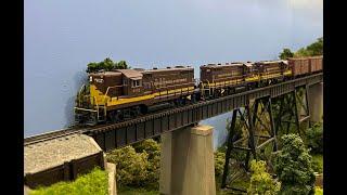 Chicago, Peoria & Southern RR HO Scale Model Railroad Cab Ride I