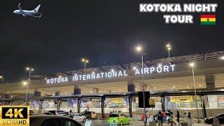 Kotoka International Airport Night Tour: Ghana's 24/7 Gateway | Wordi Bismark Explores | Walkin Tour