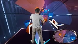 Beat Saber (Expert+) || Ghost - Camellia || Mixed Reality