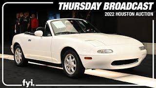 THURSDAY HOUSTON AUCTION BROADCAST - BARRETT-JACKSON 2022 HOUSTON AUCTION