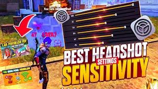 Free fire best headshot setting in free fire #freefire  #ping #headshot