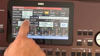 como modificar un ritmo en korg PA 700, PA 1000 y PA 4x