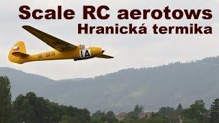 Scale RC glider aerotows Hranice 2018