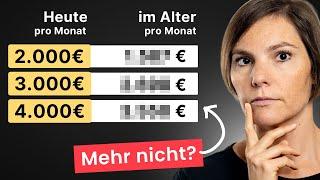 Wie viel Geld braucht man im Alter wirklich?