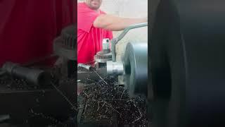 Making grooves easy idea. #lathe #lathemachine