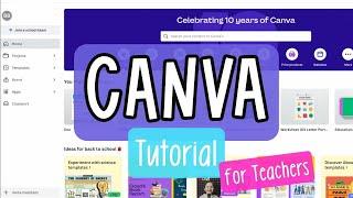 Canva for Teachers Tutorial - How to Get Started