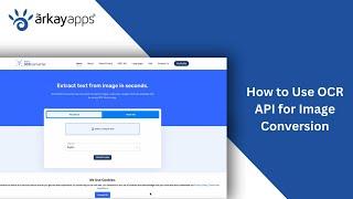 How to use OCR API for Image Conversion | Step-by-Step Tutorial