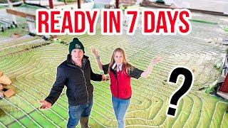 RACE AGAINST TIME BEFORE CONCRETE ARRIVES! - DIY Underfloor Heating