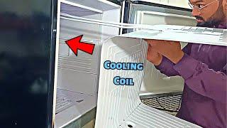 Installing New Evaporator Cooling Coil in Refrigerator