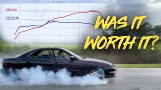 Dyno Testing the Sleeper Integra with ITBs – The Power Gains Are Insane!