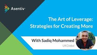 The Art of Leverage with Sadiq Mohammed - Presented by Ewan Sturman