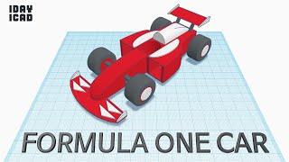 [1DAY_1CAD] FORMULA ONE CAR (Tinkercad : Know-how / Style / Education)