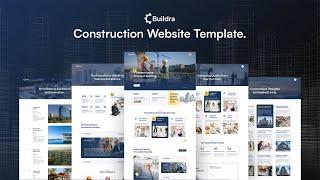 Buildra - Construction Website Template / The Ultimate Construction Website Template