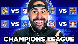 My Champions League Round Of 16 PREVIEW & PREDICTIONS