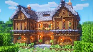 Minecraft Riesiges Haus bauen Tutorial 1.19 - Riesiges Haus bauen in Minecraft Survival Tutorial