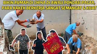 HARI PERTAMA RESMI BIKIN RUMAH DI CHINA, BIKIN PONDASI TEMBOK PAGAR. LIHAT BERSAMA PROSESNYA GIMANA?