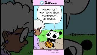 Can this Halloween Hack get you MORE candy?? #puddipanda #comicshorts #meiyu