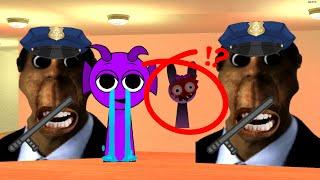 Sad Durple and Angry Police Obungas wants me to Find Little Horror Pinki