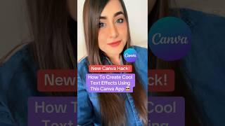 Canva Tutorial For Beginners - How To Create Cool Text Art Using Canva! #canvatips #canvatutorial