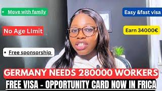 MASSIVE HIRING ‼️- GERMANY NEEDS 280,000 FOREIGN WORKERS -FAST & GUARANTEED VISA IN  7 DAYS