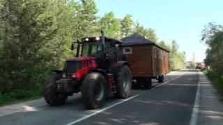 Вывоз передвижного храма на полевой стан