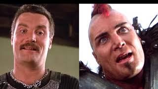 Vernon Wells recreates his legendary scene as BENNETT from COMMANDO