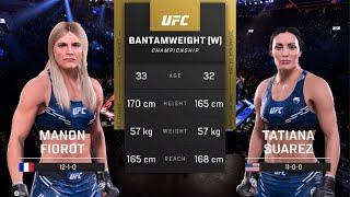 UFC 5 AI vs AI: Manon Fiorot vs Tatiana Suarez - A Clash of Styles in the Flyweight Division