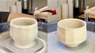 823. Making a Wiggle Wire Faceted Teabowl with Hsin-Chuen Lin 林新春 多面形茶碗製作示範