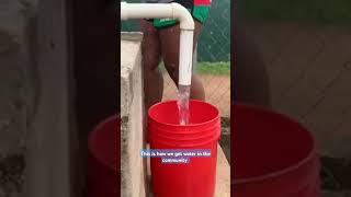 This is how we get water in the community.