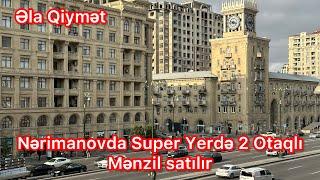 Möhtəşəm ərazi Nərimanovda Heydər Əliyev pr də  2 otaqlı super təmirli mənzil satılır 0508717151