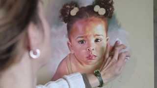 How to make a pastel portrait step by step (read description)