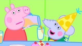 Peppa Pig Helps Out at Edmond Elephant's Birthday Party | Peppa Official Family Kids Cartoon