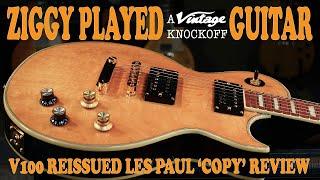 Vintage V100M Reissued - Mick Ronson Les Paul Tribute - Guitar Review