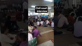 Jharkhand civil court interview|| #civilcourt #job