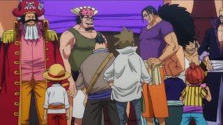 Gol D. Roger and his crew are back from Laugh Tale. Shanks burst into tears.