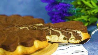 HEALTHY Zebra pie! A low-calorie gluten-free and sugar-free recipe! Subtitles