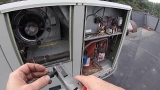 Blower Motor and Contactor Replacement Trane RTU