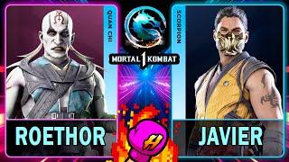 MK1 Roethor (QUAN CHI) VS Javier (SCORPION)Mortal Kombat 14K 60ᶠᵖˢ