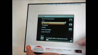 2009 Kodak Digital Photo Frames Quick Touch Border Overview