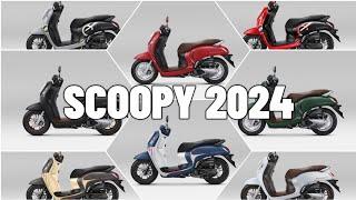 SCOOPY 2024 TERBARU YANG ANDA TUNGGU INILAH VARIAN WARNANYA