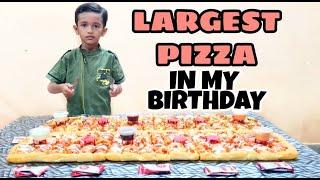 Biggest Pizza In My Birthday (36'' Pizza) - By King Riyan Khan